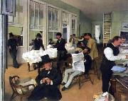 Edgar Degas A Cotton Office in New Orleans oil on canvas